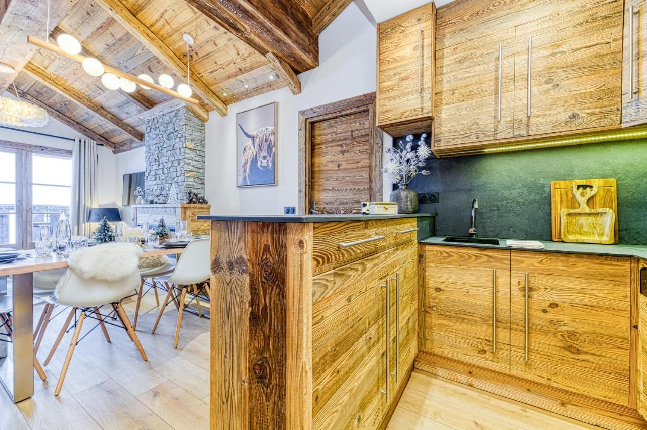 Appartement Style Chalet 5* Vue Mont-Blanc - Arc 1950 Les Arcs  Exterior photo